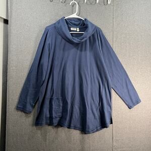 LOGO Lounge by Lori Goldstein Micro Cloud Waffle Cow Vintage Indigo, X-Large